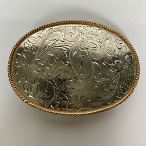 Vintage Montana Silversmiths Belt Buckle